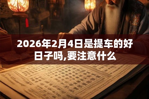 2026年2月4日是提车的好日子吗,要注意什么
