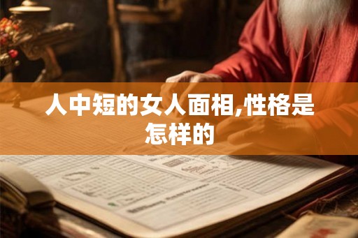 人中短的女人面相,性格是怎样的 人中短的女人面相,性格是怎样的