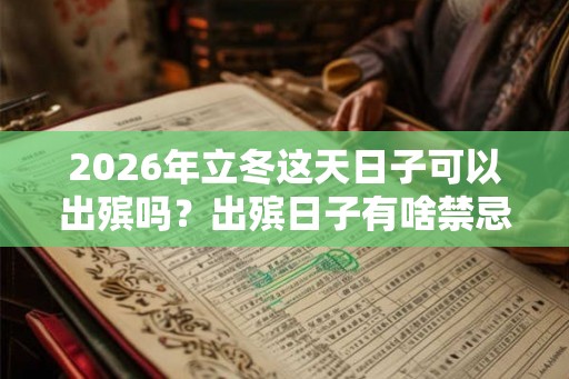 2026年立冬这天日子可以出殡吗？出殡日子有啥禁忌？
