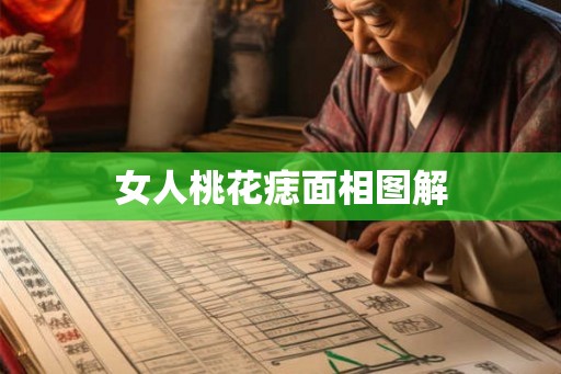 女人桃花痣面相图解