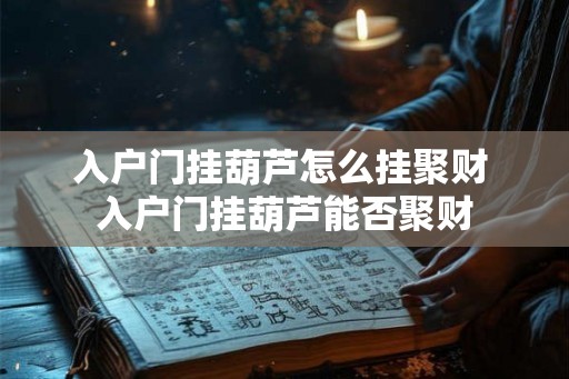 入户门挂葫芦怎么挂聚财 入户门挂葫芦能否聚财