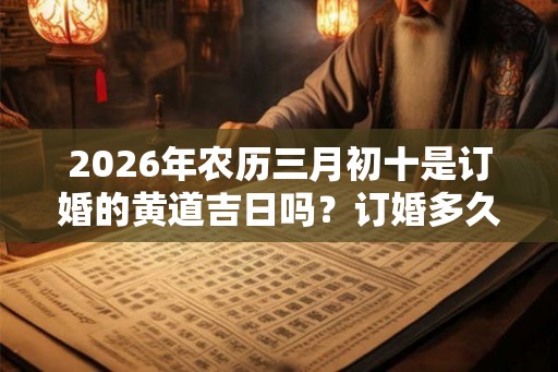 2026年农历三月初十是订婚的黄道吉日吗？订婚多久结婚？