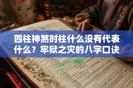 四柱神煞时柱什么没有代表什么?牢狱之灾的八字口诀 四柱神煞时柱什么没有代表什么?牢狱之灾的八字口诀