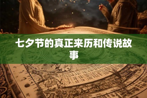 七夕节的真正来历和传说故事 七夕节的真正来历和传说故事