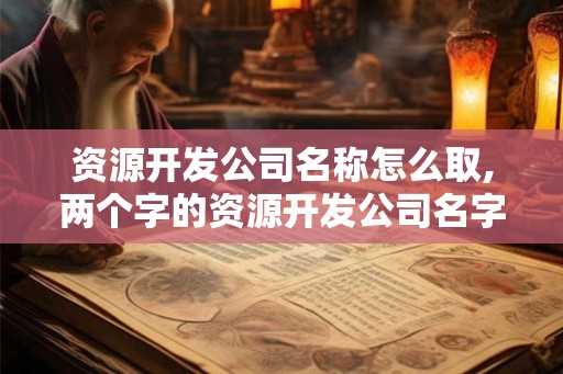 资源开发公司名称怎么取,两个字的资源开发公司名字