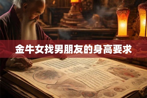 金牛女找男朋友的身高要求