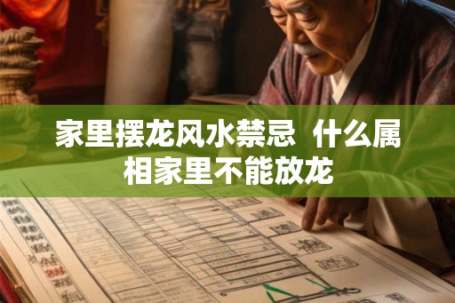 家里摆龙风水禁忌 什么属相家里不能放龙 家里摆龙风水禁忌 什么属相家里不能放龙