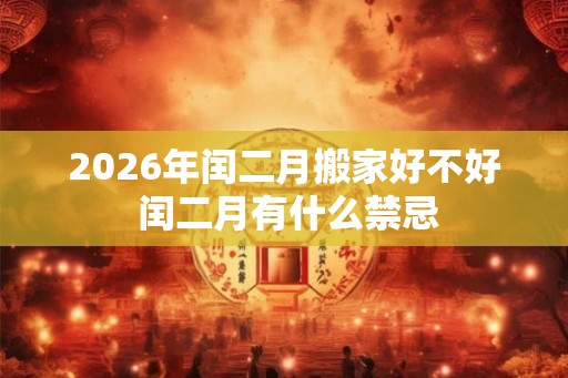 2026年闰二月搬家好不好 闰二月有什么禁忌