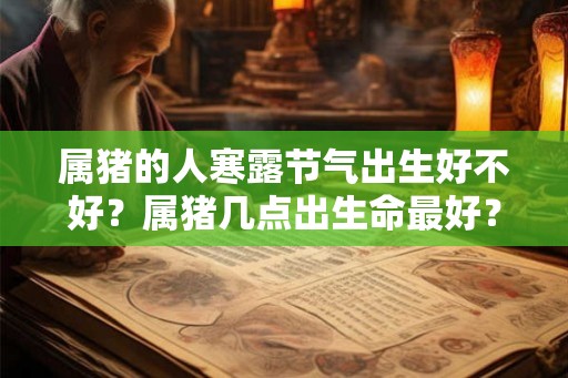 属猪的人寒露节气出生好不好？属猪几点出生命最好？