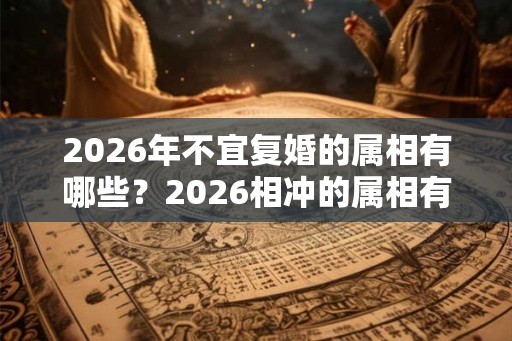 2026年不宜复婚的属相有哪些？2026相冲的属相有哪些？