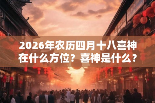 2026年农历四月十八喜神在什么方位?喜神是什么? 2026年农历四月十八喜神在什么方位?喜神是什么?