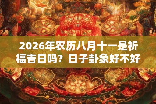 2026年农历八月十一是祈福吉日吗？日子卦象好不好？