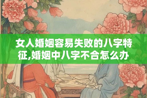 女人婚姻容易失败的八字特征,婚姻中八字不合怎么办? 女人婚姻容易失败的八字特征,婚姻中八字不合怎么办?