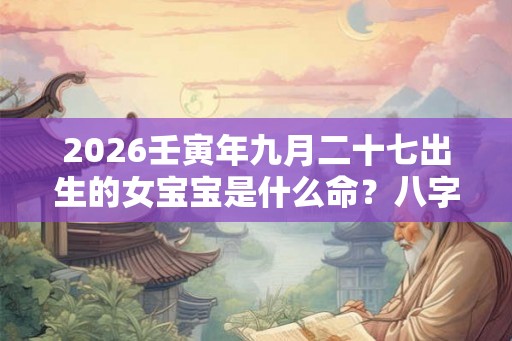 2026壬寅年九月二十七出生的女宝宝是什么命?八字好吗 2026壬寅年九月二十七出生的女宝宝是什么命?八字好吗