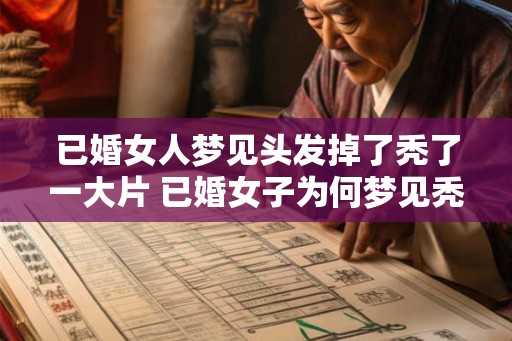 已婚女人梦见头发掉了秃了一大片 已婚女子为何梦见秃头