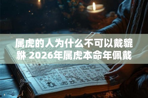 属虎的人为什么不可以戴貔貅 2026年属虎本命年佩戴什么好 属虎的人为什么不可以戴貔貅 2026年属虎本命年佩戴什么好