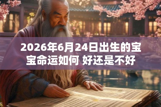 2026年6月24日出生的宝宝命运如何 好还是不好 2026年6月24日出生的宝宝命运如何 好还是不好