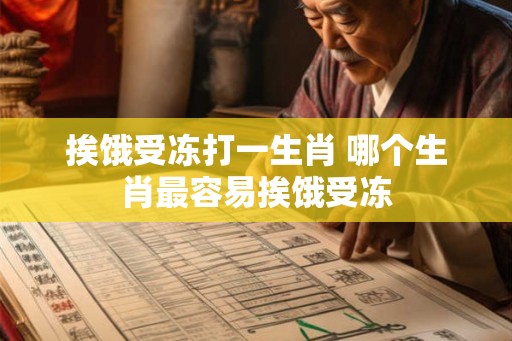 挨饿受冻打一生肖 哪个生肖最容易挨饿受冻