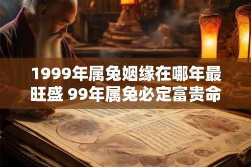 1999年属兔姻缘在哪年最旺盛 99年属兔必定富贵命