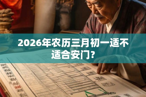 2026年农历三月初一适不适合安门？