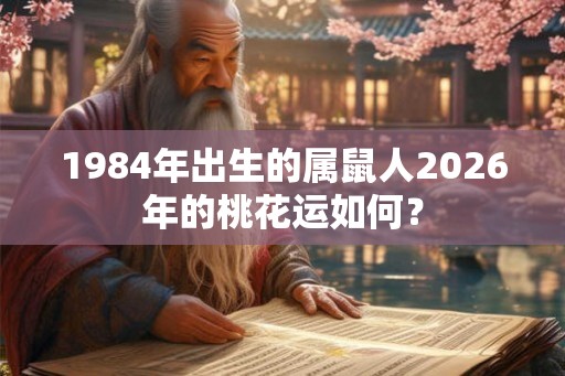 1984年出生的属鼠人2026年的桃花运如何？