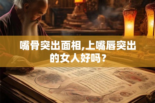 嘴骨突出面相,上嘴唇突出的女人好吗？