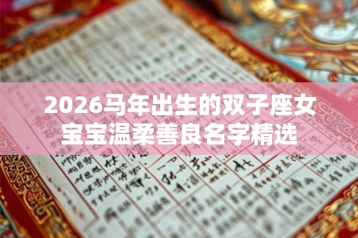 2026马年出生的双子座女宝宝温柔善良名字精选 2026马年出生的双子座女宝宝温柔善良名字精选