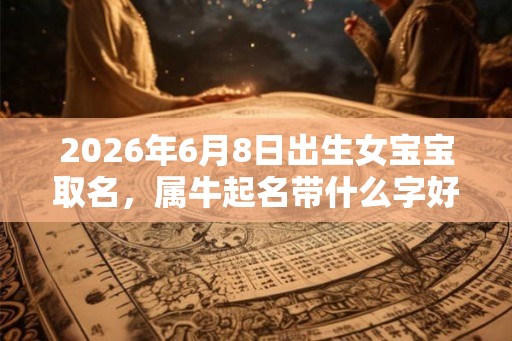 2026年6月8日出生女宝宝取名，属牛起名带什么字好？