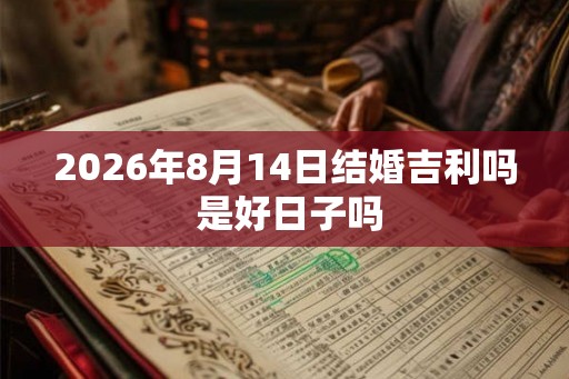 2026年8月14日结婚吉利吗 是好日子吗