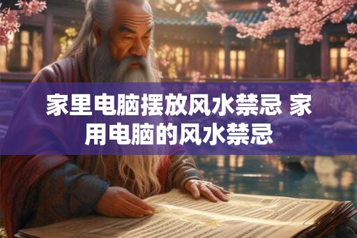 家里电脑摆放风水禁忌 家用电脑的风水禁忌
