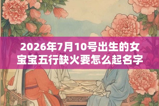 2026年7月10号出生的女宝宝五行缺火要怎么起名字 2026年7月10号出生的女宝宝五行缺火要怎么起名字