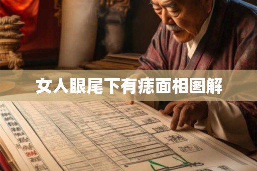女人眼尾下有痣面相图解