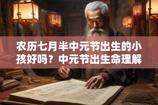 农历七月半中元节出生的小孩好吗?中元节出生命理解析 农历七月半中元节出生的小孩好吗?中元节出生命理解析