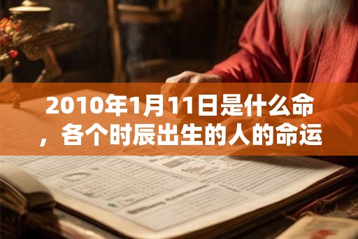 2010年1月11日是什么命,各个时辰出生的人的命运 2010年1月11日是什么命,各个时辰出生的人的命运