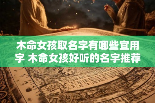 木命女孩取名字有哪些宜用字 木命女孩好听的名字推荐