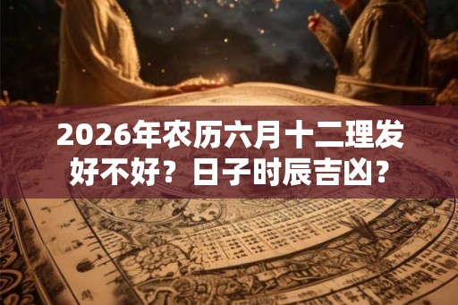 2026年农历六月十二理发好不好？日子时辰吉凶？