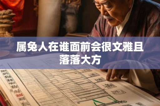 属兔人在谁面前会很文雅且落落大方 属兔人在谁面前会很文雅且落落大方