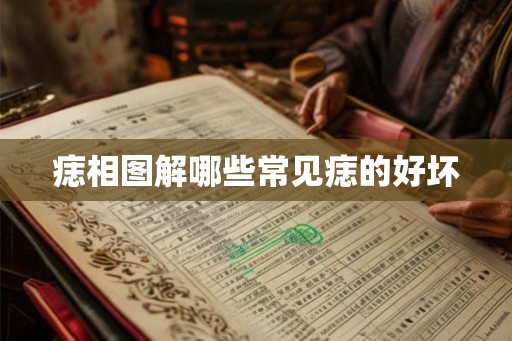 痣相图解哪些常见痣的好坏
