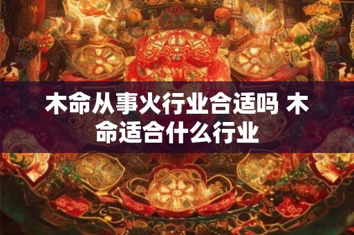 木命从事火行业合适吗 木命适合什么行业