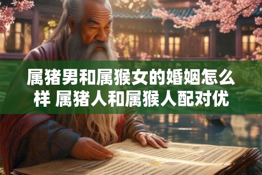 属猪男和属猴女的婚姻怎么样 属猪人和属猴人配对优缺点