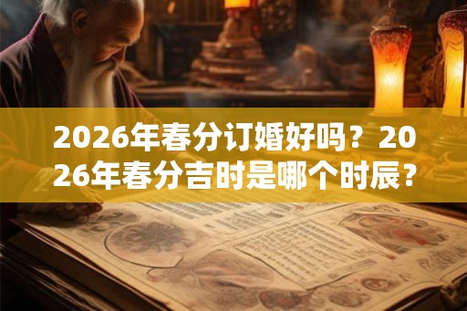 2026年春分订婚好吗？2026年春分吉时是哪个时辰？