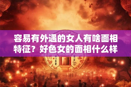 容易有外遇的女人有啥面相特征？好色女的面相什么样？