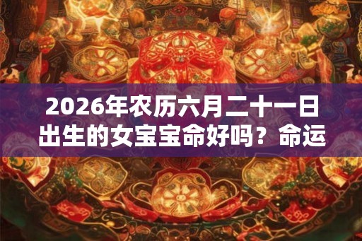 2026年农历六月二十一日出生的女宝宝命好吗?命运分析 2026年农历六月二十一日出生的女宝宝命好吗?命运分析
