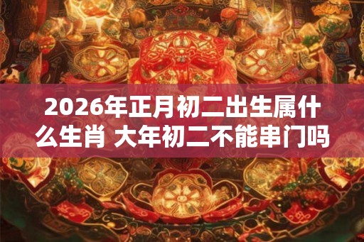 2026年正月初二出生属什么生肖 大年初二不能串门吗