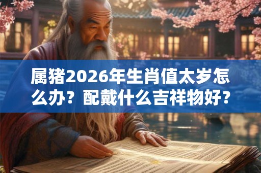 属猪2026年生肖值太岁怎么办？配戴什么吉祥物好？