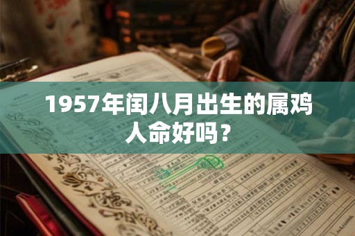 1957年闰八月出生的属鸡人命好吗？