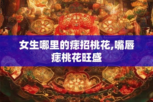 女生哪里的痣招桃花,嘴唇痣桃花旺盛