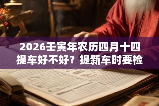 2026壬寅年农历四月十四提车好不好？提新车时要检查哪些方面？