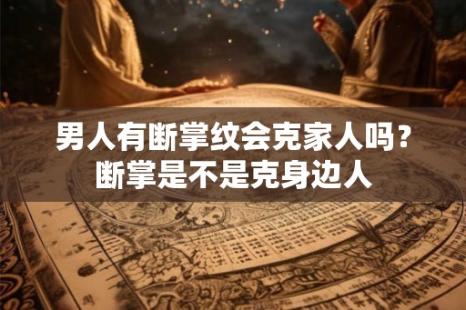 男人有断掌纹会克家人吗？断掌是不是克身边人