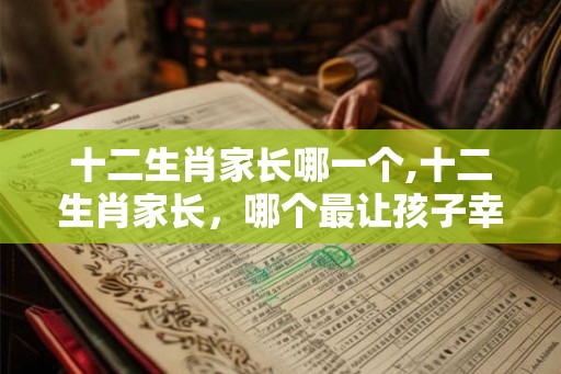 十二生肖家长哪一个,十二生肖家长，哪个最让孩子幸福？